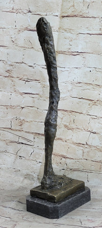 Leg by Alberto Giacometti - Bronze Sculpture on Marble Base