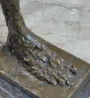 Leg by Alberto Giacometti - Bronze Sculpture on Marble Base