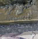 Leg by Alberto Giacometti - Bronze Sculpture on Marble Base