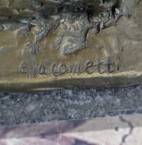 Leg by Alberto Giacometti - Bronze Sculpture on Marble Base
