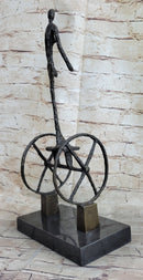 Le Chariot by Alberto Giacometti - Bronze Sculpture on Marble