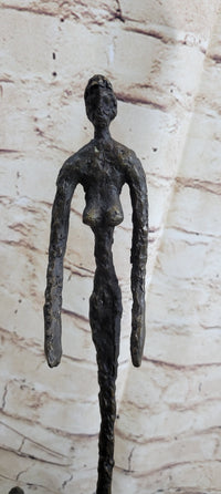 Le Chariot by Alberto Giacometti - Bronze Sculpture on Marble