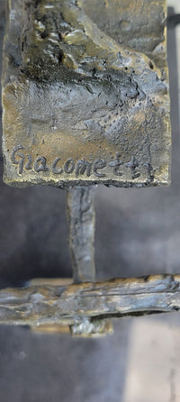 Le Chariot by Alberto Giacometti - Bronze Sculpture on Marble