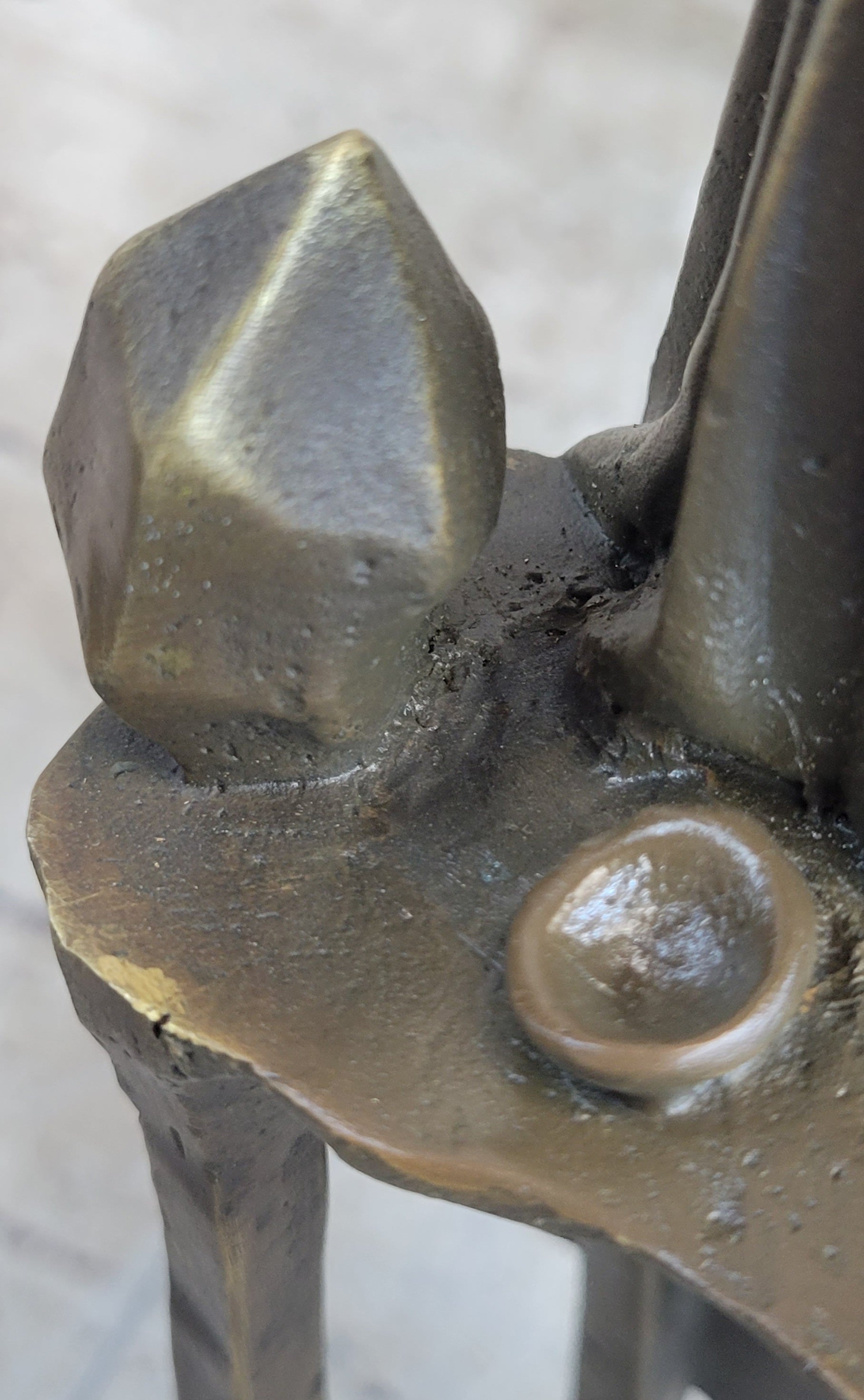 Disembodied Head Over Table - Surrealist Bronze by Dali