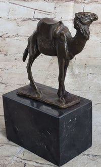 Camel Take a Journey Desert Bronze Sculpture Art Deco Milo