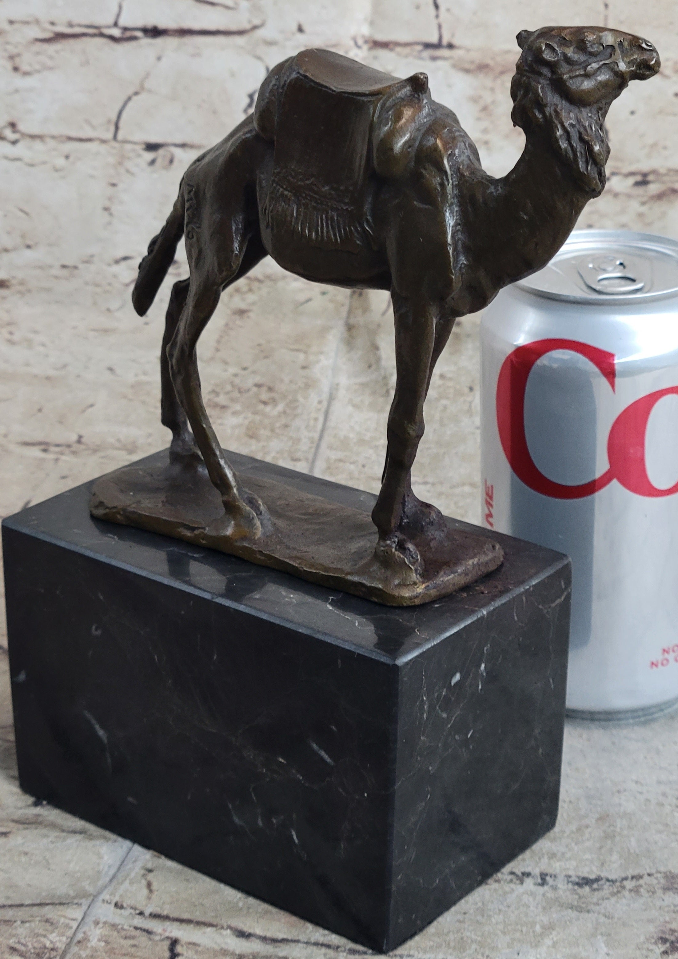 Camel Take a Journey Desert Bronze Sculpture Art Deco Milo