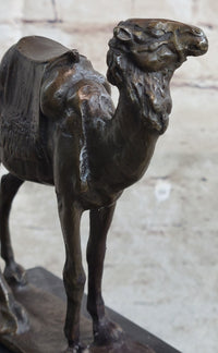Camel Take a Journey Desert Bronze Sculpture Art Deco Milo