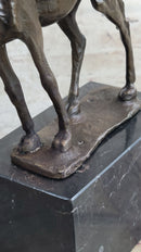 Camel Take a Journey Desert Bronze Sculpture Art Deco Milo