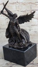 Signed Valli St. Michael Lucifer Bronze Sculpture Sale