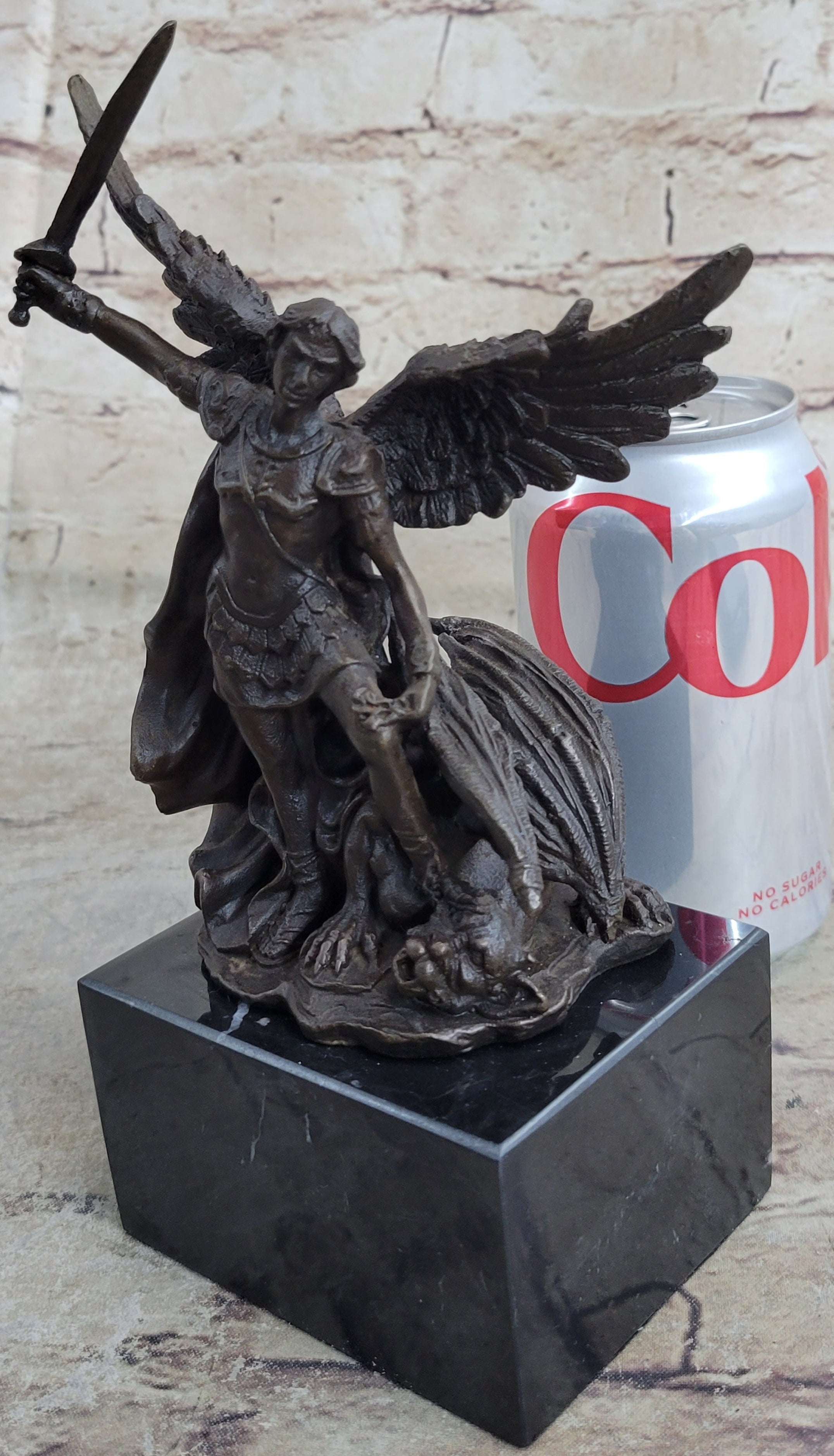 Signed Valli St. Michael Lucifer Bronze Sculpture Sale