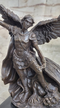 Signed Valli St. Michael Lucifer Bronze Sculpture Sale