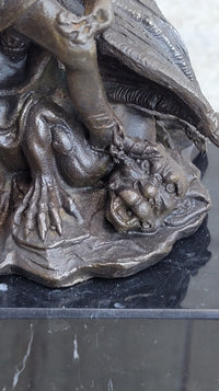 Signed Valli St. Michael Lucifer Bronze Sculpture Sale