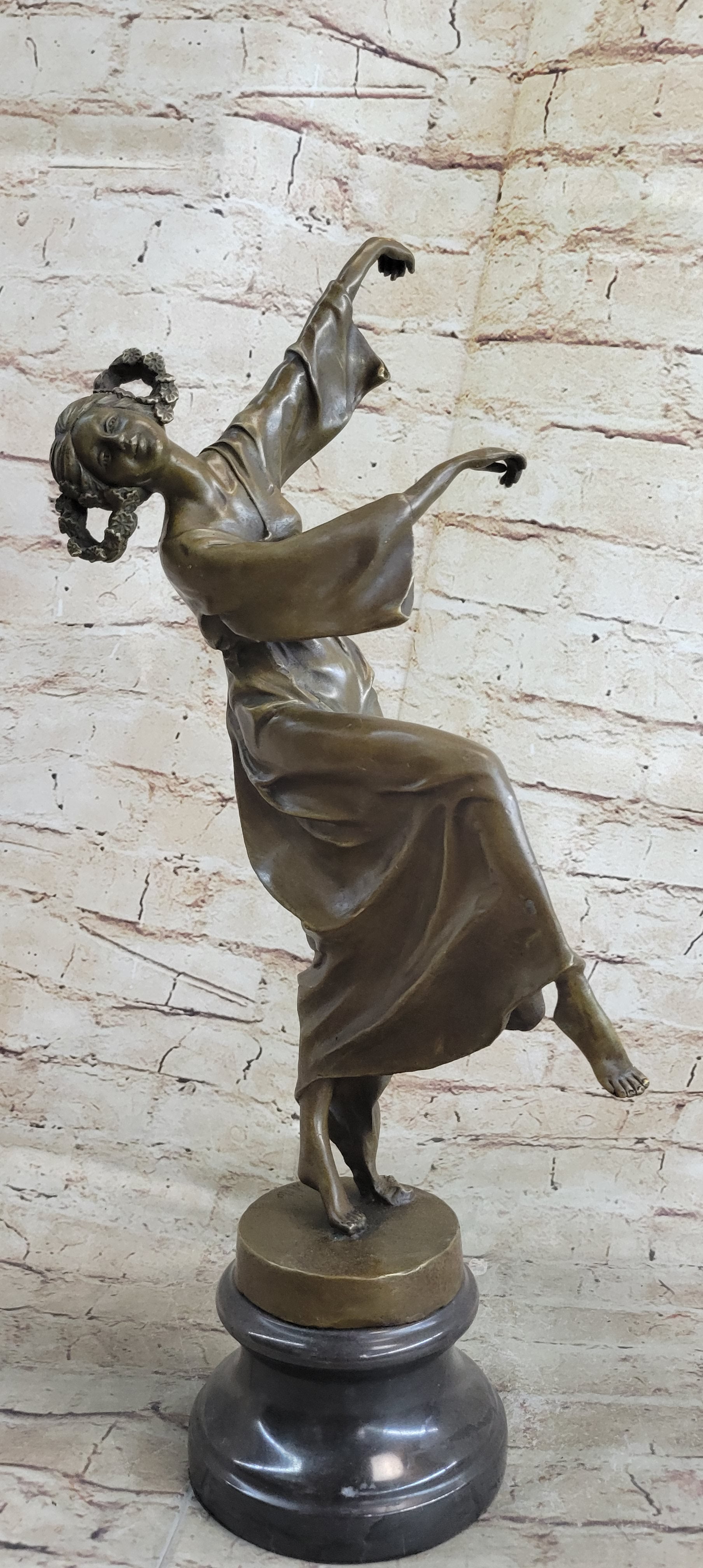 Bronze Sculpture Gypsy Dancer by French Artist MILO
