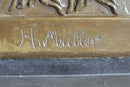 Floreal April by Hans Muller Vienna - Semi Nude Female Bust Sculpture Bronze Art