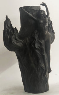 Large Hot Cast Exquisite Nude Nymph by Chalon Bronze Sculpture
