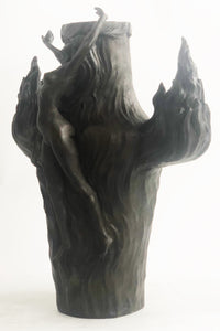 Large Hot Cast Exquisite Nude Nymph by Chalon Bronze Sculpture