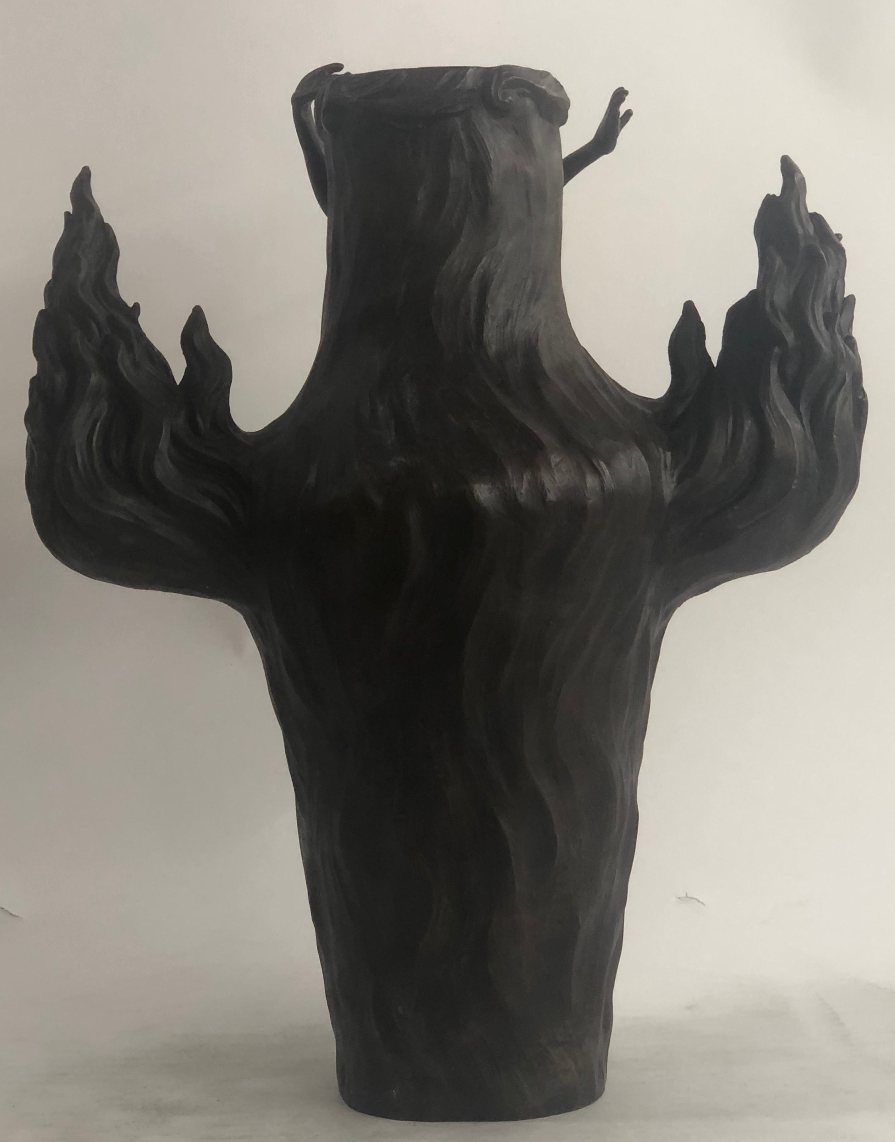 Large Hot Cast Exquisite Nude Nymph by Chalon Bronze Sculpture