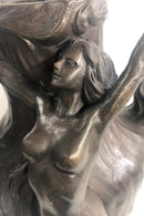 Special Patina Sexy Nude Female Hot Cast Bronze Vase