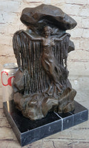 Bronze Waterfall Goddess d'Or Sculpture – Mythical Woman