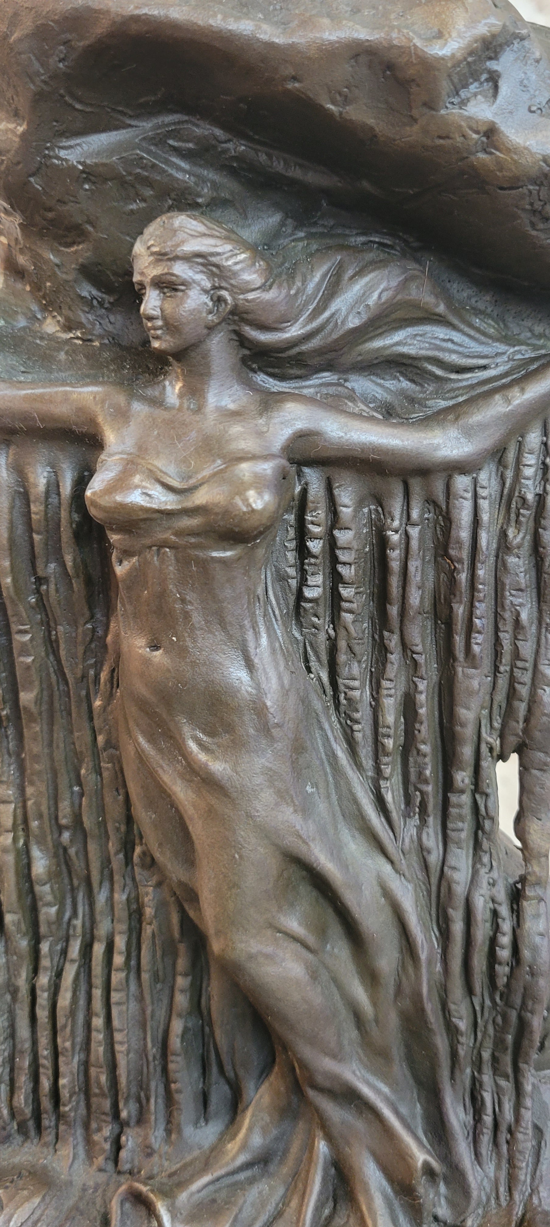 D`or Saved by Perseus Greek Mythology Bronze Sculpture