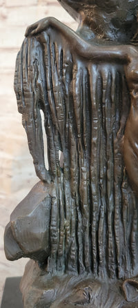 Bronze Waterfall Goddess d'Or Sculpture – Mythical Woman