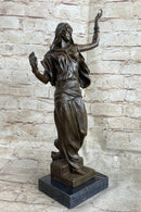 Middle Eastern Arabian Persian Dancer Girl Bronze Sculpture