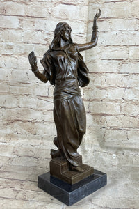 Middle Eastern Arabian Persian Dancer Girl Bronze Sculpture