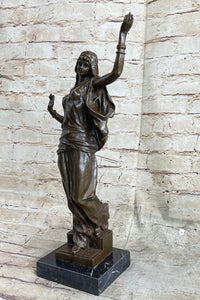 Middle Eastern Arabian Persian Dancer Girl Bronze Sculpture