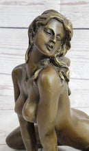 Signed Artist Odegard Nude Erotic Female Bronze Sculpture Sexy Artwork