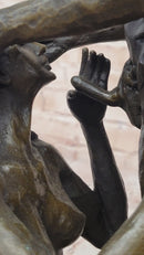 Sexy Erotic Sculpture Nude Girl Man Provocative Bronze Statue Sculpture Sex Deco