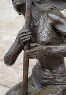 Female Dancer Stripper on Pole - Bronze Sculpture by Aldo Vitaleh