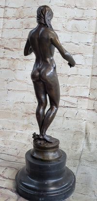 Eve in the Garden of Eden Nude Bronze Sculpture Art