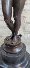 Eve in the Garden of Eden Nude Bronze Sculpture Art