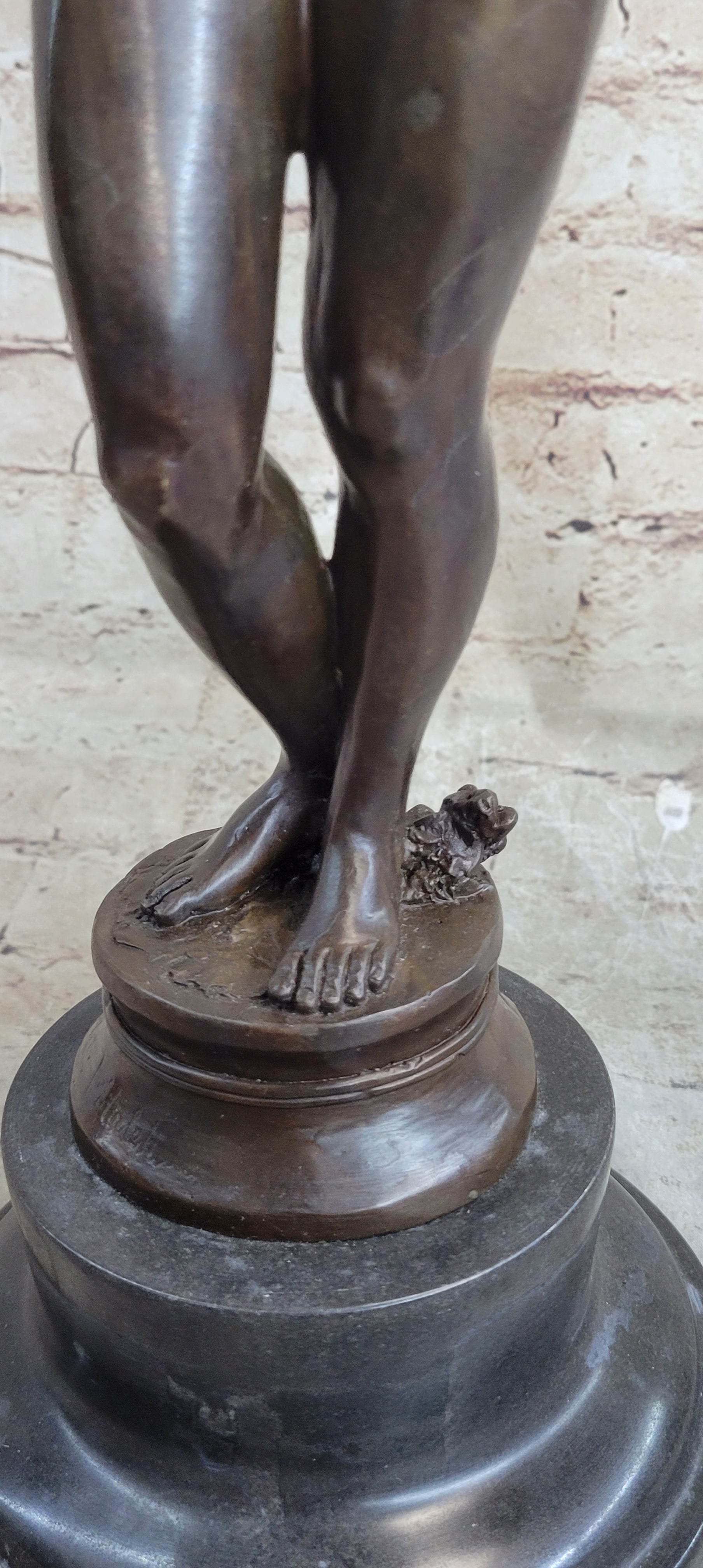 Eve in the Garden of Eden Nude Bronze Sculpture Art