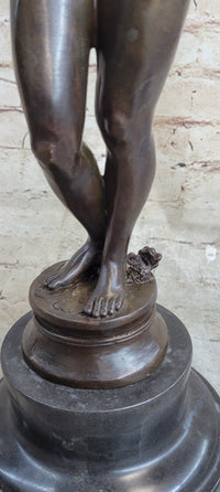 Eve in the Garden of Eden Nude Bronze Sculpture Art