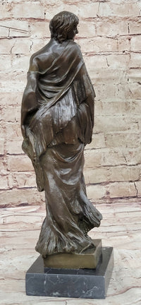 Semi Nude Classical Female Figure Bronze Sculpture by Aldo Vitaleh