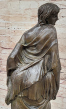 Semi Nude Classical Female Figure Bronze Sculpture by Aldo Vitaleh