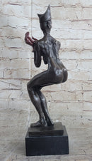 Limited Edition Signed Aldo Vitaleh Clown Jester Bronze