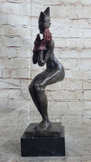Limited Edition Signed Aldo Vitaleh Clown Jester Bronze
