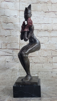 Limited Edition Signed Aldo Vitaleh Clown Jester Bronze