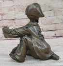 Pirate Skeleton Wine Holder Bronze Sculpture