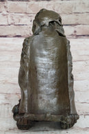 Art Deco Gothic Large Skeleton Skull Wine Holder