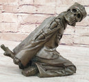Art Deco Gothic Large Skeleton Skull Wine Holder