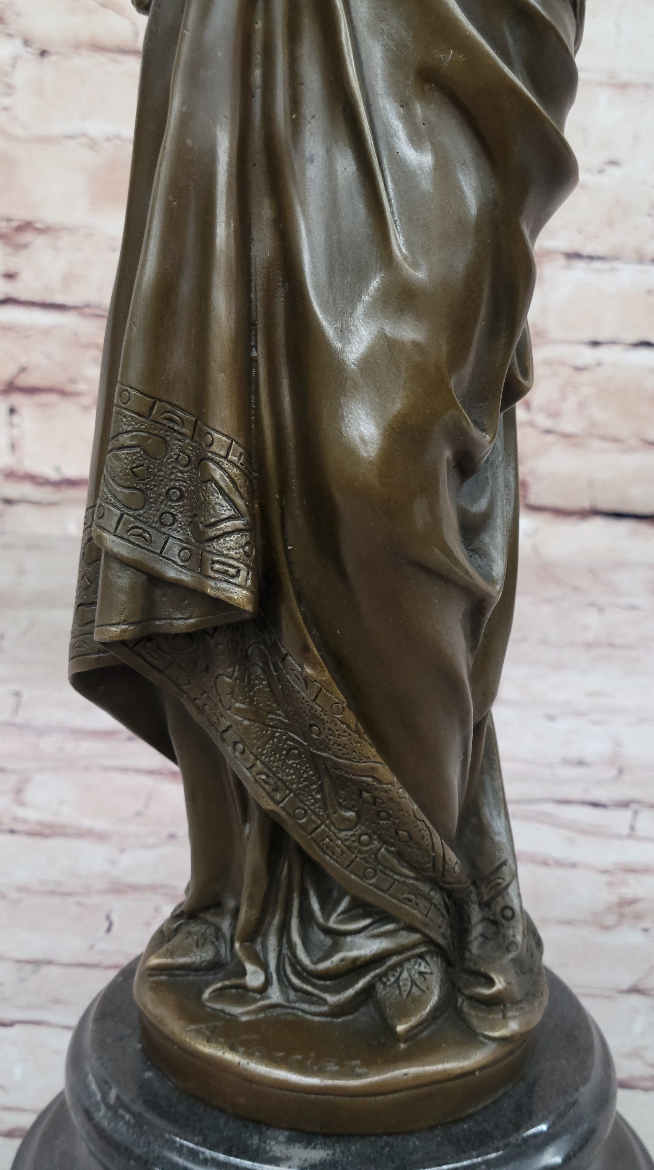 La Liseuse by Carrier Belleuse - Bronze Sculpture of Woman with Book
