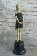 Bronze Sculpture Signed Chiparus Faux Artwork