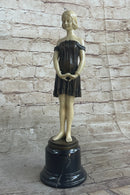 Bronze Sculpture Signed Chiparus Faux Artwork
