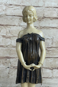 Bronze Sculpture Signed Chiparus Faux Artwork