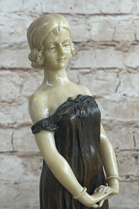 Bronze Sculpture Signed Chiparus Faux Artwork