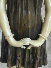 Bronze Sculpture Signed Chiparus Faux Artwork