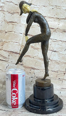 Signed D.H. Chiparus Napoleon Dancer Bronze Marble Sculpture